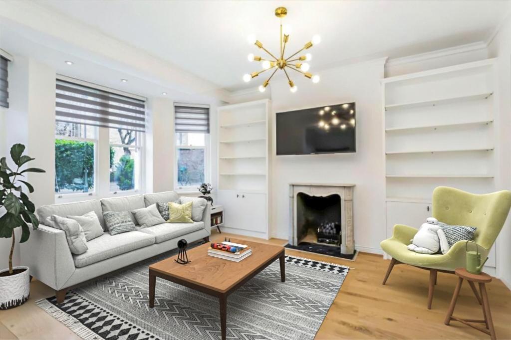 Modern Chelsea Flat, 3Bd 2Bath, With Parking Daire Londra Dış mekan fotoğraf